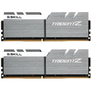 Модуль пам'яті для комп'ютера DDR4 16GB (2x8GB) 3200 MHz Trident Z Silver H/ White G.Skill (F4-3200C16D-16GTZSW) зображення 1