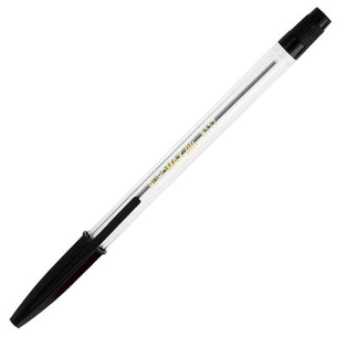 Ручка кулькова Buromax non-retractable JOBMAX Corvina, black (BM.8117-02) зображення 1