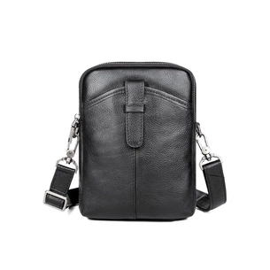 Сумка Vintage Шкіряна флотар Чорна (14969) зображення 1