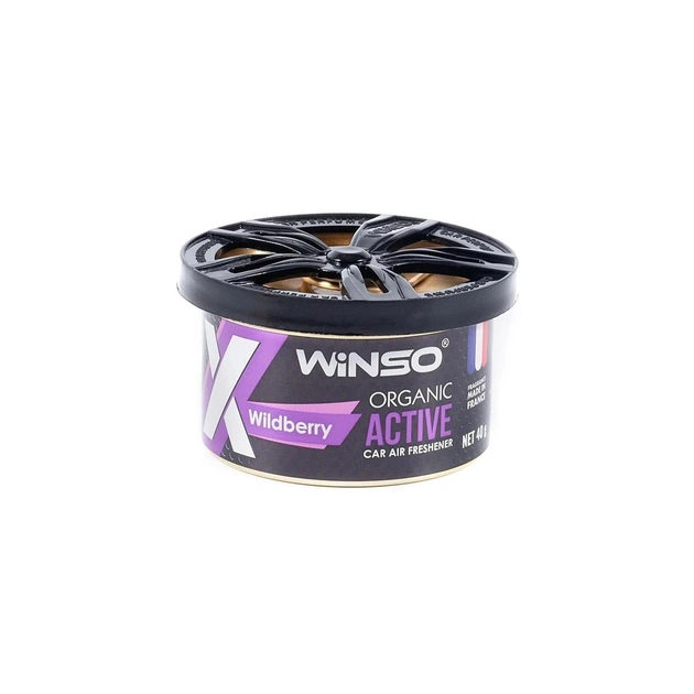 Ароматизатор для автомобіля WINSO Organic X Active 40gr - Wildberry (533740) - зображення 1