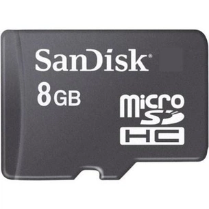 Карта пам'яті SanDisk 8Gb microSDHC class 4 (SDSDQM-008G-B35N/SDSDQM-008G-B35) зображення 1