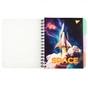 Блокнот Yes А5 Space adventure 144 аркуша пластикова обкладинка (681955) - зменшене зображення 1