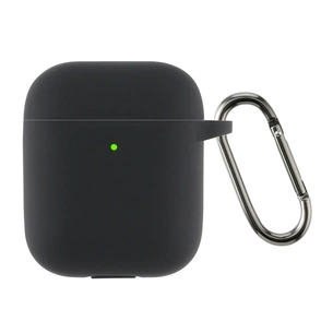 Чохол для навушників Armorstandart Ultrathin Silicone Case With Hook для Apple AirPods 2 Black (ARM59679) зображення 1