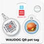 Адресник для тварин WAUDOG Smart ID з QR паспортом "Гамбургер", коло 25 мм (225-4037) - уменьшенное изображение 5