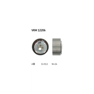 Ролик натягувача ременя SKF VKM 12206 зображення 1