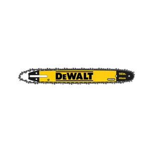 Шина для ланцюгової пили DeWALT 16''/40 см, з ланцюгом 3/8'', 1.1 мм, (DT20660) зображення 1