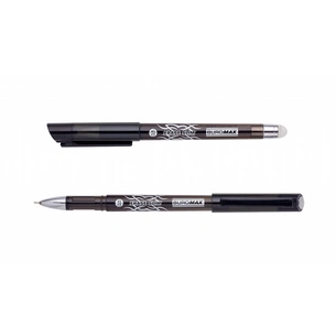 Ручка гелева Buromax Erase Slim Пиши-стирай 0.5 мм Чорний корпус (BM.8300-02) зображення 1