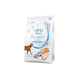Сухий корм для кішок Optimeal Beauty Podium на основі морепродуктів 4 кг (4820215366083) зображення 1