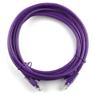 Патч-корд 20м, RJ-45, Cat.5e, CU, мідь, фіолетовий Ritar (PCR-CU/20Pe / 14094) зображення 1