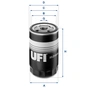 Фільтр масляний UFI 23.249.00 - зменшене зображення 1