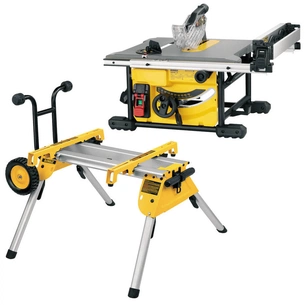 Циркулярна пила DeWALT 1850 Вт, 5800 об/хв, 210х30 мм, + стіл DE7400 (DWE7485RS) зображення 1