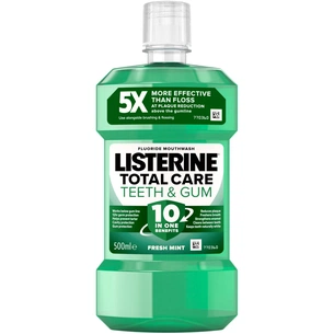 Ополіскувач для порожнини рота Listerine Total Care Захист зубів та ясен 500 мл (3574661070377/5010123714383) зображення 1