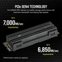 Накопичувач SSD M.2 2280 1TB MP600PRO Corsair (CSSD-F1000GBMP600PRO) - зменшене зображення 8