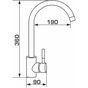 Змішувач GRANADO Elche LUX inox (gz0107L) - зменшене зображення 7