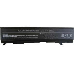 Акумулятор до ноутбука AlSoft Toshiba PA3465U 5200mAh 6cell 10.8V Li-ion (A41096) зображення 1