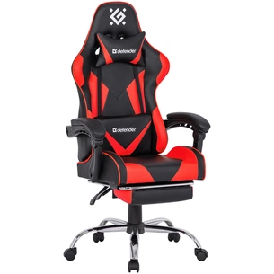 Крісло ігрове Defender Pilot Black/Red (64354) зображення 1