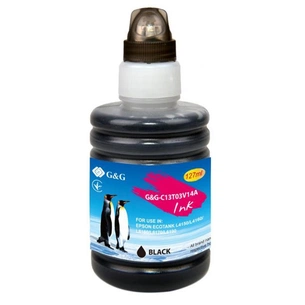 Чорнило G&G Epson L4150/L4160 black, контейнер 127мл (G&G-C13T03V14A) зображення 1