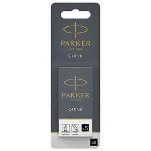 Чорнило для пір'яних ручок Parker Картриджі Quink / 5шт чорний блістер (11 416BK) изображение 1