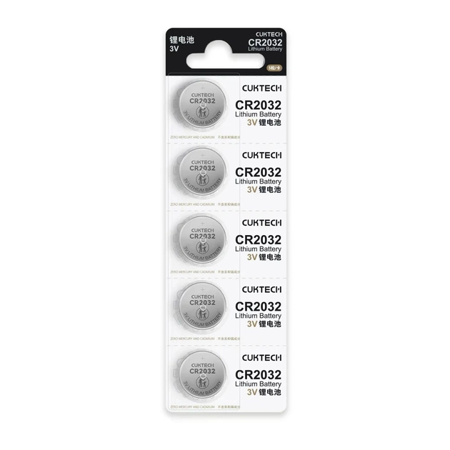 Батарейка CR 2032 coin cell battery * 5 CUKTECH (CKCR2032CNWT) - изображение 1