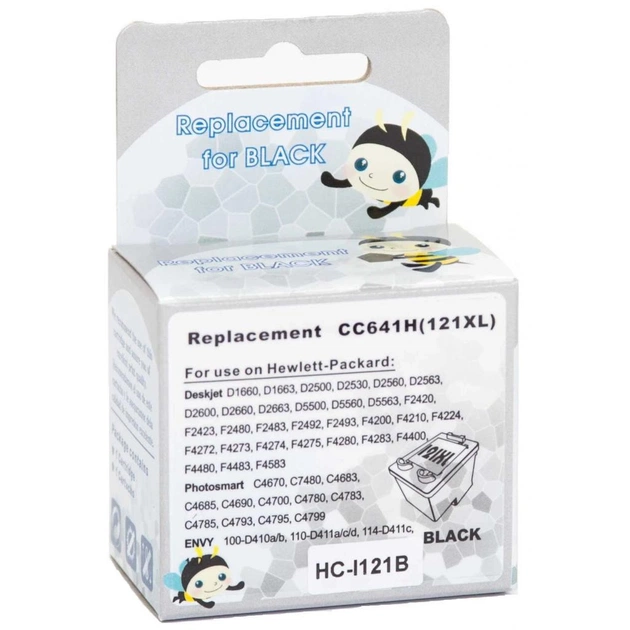 Картридж Microjet для HP №121 Black (CC641HE) (HC-I121B) - изображение 1