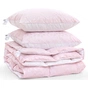 Ковдра MirSon Набір №2153 Bio-Pink Зима 50% пух 172х205 + подушки (2200003024968) - зменшене зображення 3