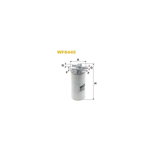 Фільтр паливний Wixfiltron WF8445 зображення 1