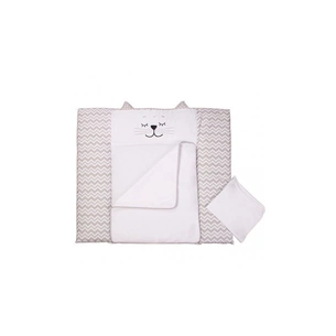 Пеленальний матрацик Верес Smiling Animals white-grey (72*80) (424.03) зображення 1