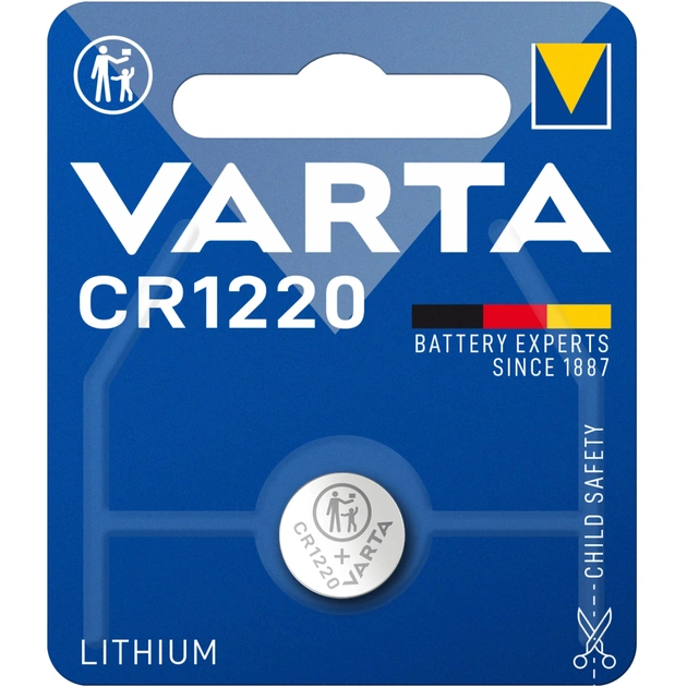 Батарейка Varta CR1220 Lithium (06220101401) - изображение 1