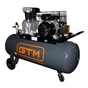 Компресор GTM 100л, 400/300л/хв, 2,2кВт, 10бар, 220В, 2 циліндри (KCH2070B-100L) - preview 1