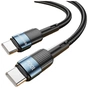 Дата кабель USB-C to USB-C 1.0m 100W blue Essager (EXCTT1-XC03) - уменьшенное изображение 2
