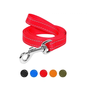 Повідець для собак Dog Extreme з нейлону Ш 14 мм Д 200 см червоний (04603) зображення 1