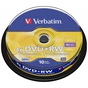 Диск DVD Verbatim 4.7Gb 4x CakeBox 10 шт silver (43488) - уменьшенное изображение 1