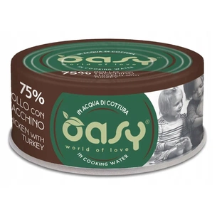 Консерви для котів OASY Wet More Love з куркою та індичкою 70 г (8053017344782) зображення 1