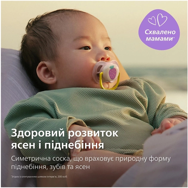 Пустушка Philips AVENT Ultra Air 0-6 місяців 2 шт (SCF080/24) - picture 4