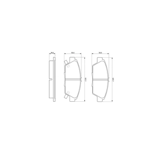 Гальмівні колодки Bosch 0 986 424 289 зображення 1