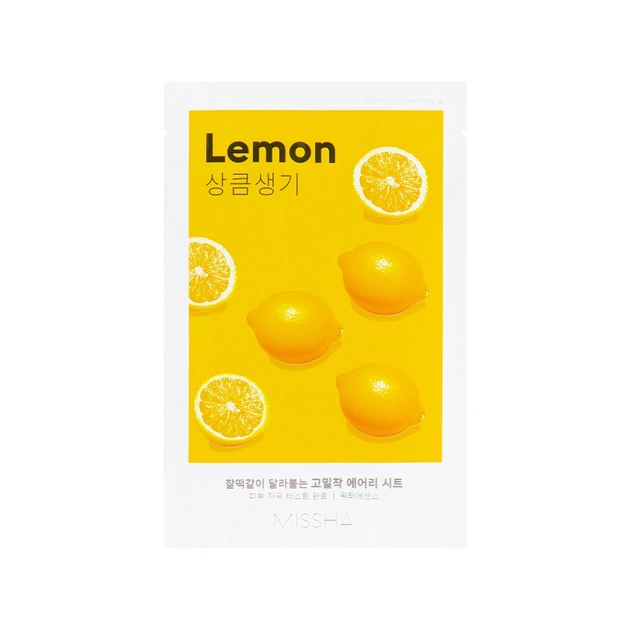 Маска для обличчя Missha Airy Fit Lemon Sheet Mask 19 г (8809747963768) - picture 1