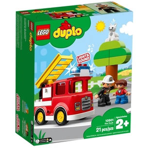 Конструктор LEGO DUPLO Пожежна машина 21 деталь (10901) зображення 1