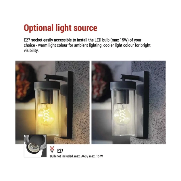 Світильник EMOS E27 15 Вт IP44 (ZGC010P) - picture 12