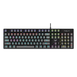 Клавіатура Aula Retribution Mechanical Keyboard EN/RU Blue switch (6948391240329) зображення 1