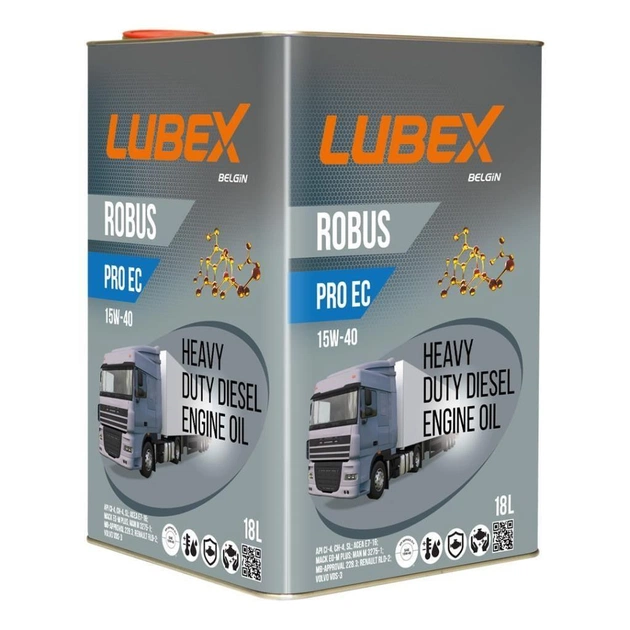 Моторна олива LUBEX ROBUS TURBO 20w50 18л - зображення 1