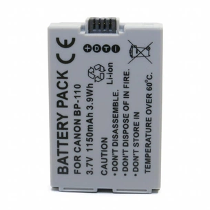 Акумулятор до фото/відео Extradigital Canon BP-110 Chip (BDC1317) зображення 1