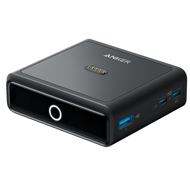 Зарядное устройство Anker 2xUSB-C 100W + 1xUSB + Pogo pin for Anker Prime black (A1902311) - изображение 1