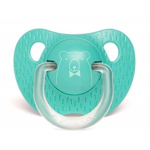 Пустушка Suavinex Сенс життя 6-18 міс зелений ведмідь (303329) зображення 1