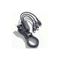 Дата кабель USB 2.0 AM to Lightning + Micro 5P + Type-C 1.2m 66W black Essager (EXCMTL-XJ01) - зменшене зображення 2