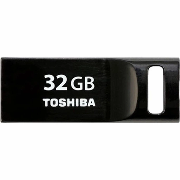 USB флеш накопичувач Toshiba 32Gb SURUGA black (THNU32SIPBLACK(BL5) - изображение 1