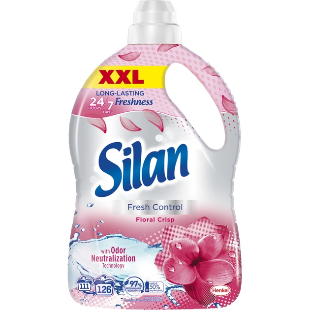 Кондиціонер для білизни Silan Fresh Control Свіжість квітів 2772 мл (9000101582505) - зображення 1