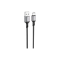 Дата кабель USB 2.0 AM to USB-C 1.0m 3A black BOROFONE (6974443386417) - зменшене зображення 1