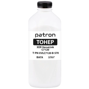 Тонер XER VersaLink C7120 570 г, Black Patron (PN-XVLC7120-B-570) зображення 1