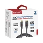Кабель мультимедійний HDMI M to HDMI M 10.0m V2.0 black Promate (prolink4k60-10m) - зменшене зображення 2