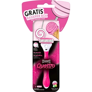 Бритва Wilkinson Sword Quattro For Woman + Travel case (4027800138036) зображення 1